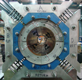 Illustration for article titled These Quadpole Super Magnets Will Increase the LHC's Power Tenfold